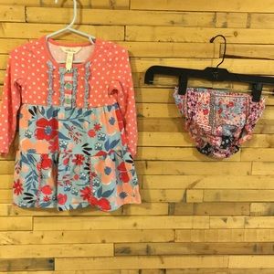 Matilda Jane dress and diaper cover